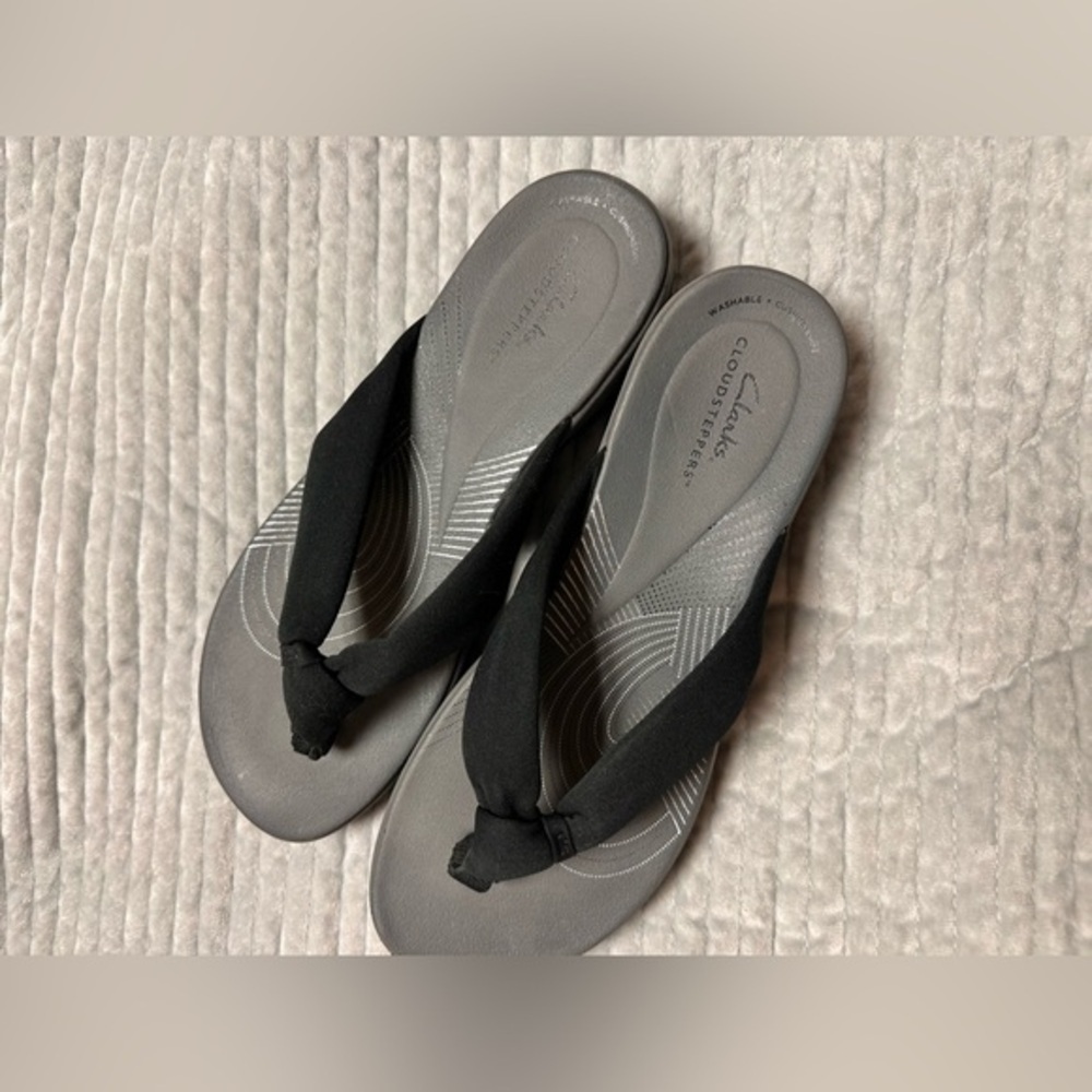 CLARKS‎ Cloud Steepers Flip Flop Size 10M GUC A0231 - Picture 3 of 6